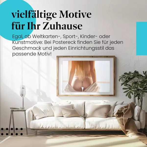 Po als Fokus in der Rückansicht | Postereck 3752 Po als Fokus in der Rückansicht | Postereck 3752
