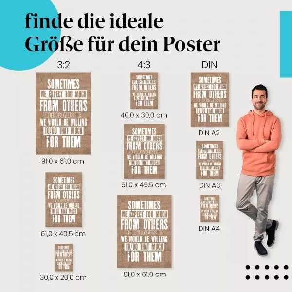 Erwartungen: "Sometimes we…" | Postereck 1147 Erwartungen: "Sometimes we…" | Postereck 1147