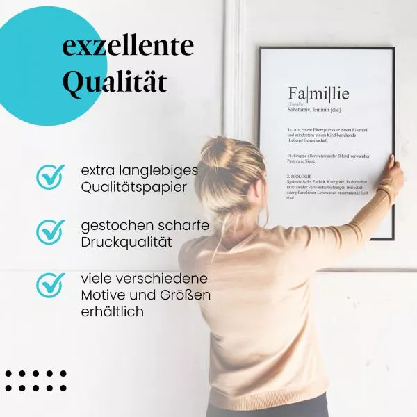 Familie Definition | Postereck 3699 Familie Definition | Postereck 3699