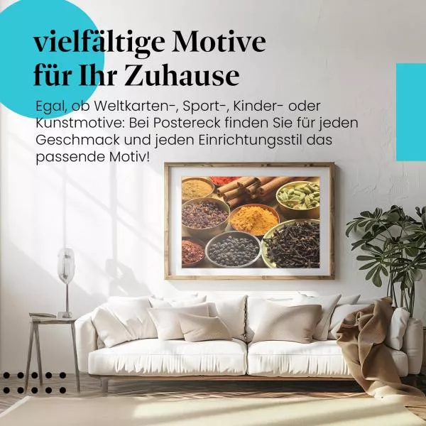 Exotische Gewürze: Farbenpracht & Duft | Postereck 0103 Exotische Gewürze: Farbenpracht & Duft | Postereck 0103