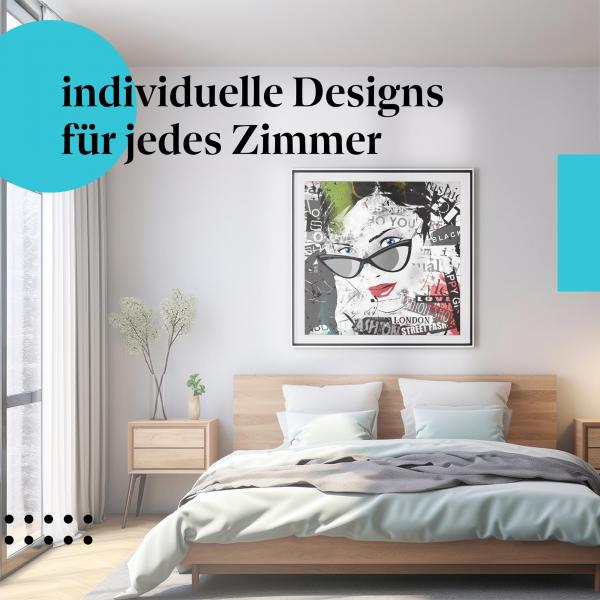 "Fashion-Metropole": Kunstdruck - Deko für Fashion-Victims & London-Fans.