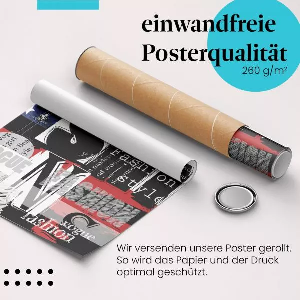 Fashion & Style: Typografie im USA-Look | Postereck 0739 Fashion & Style: Typografie im USA-Look | Postereck 0739