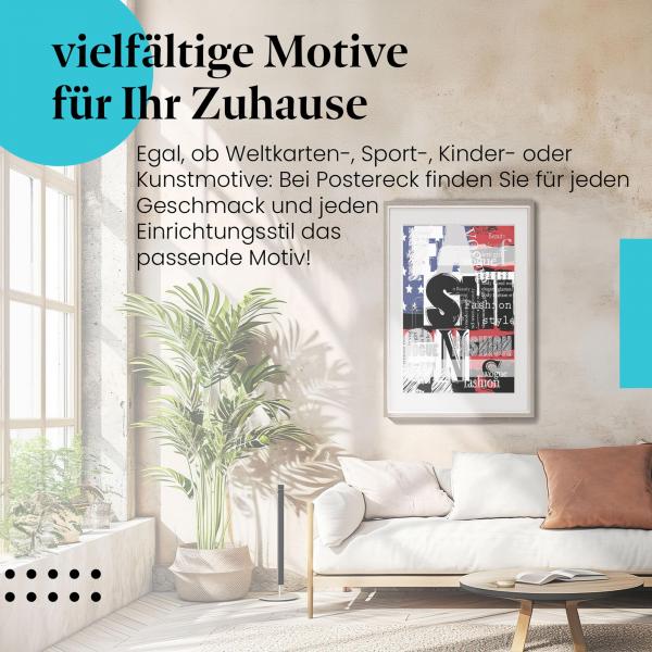 Stylisches Leinwandbild: Fashion & Style.