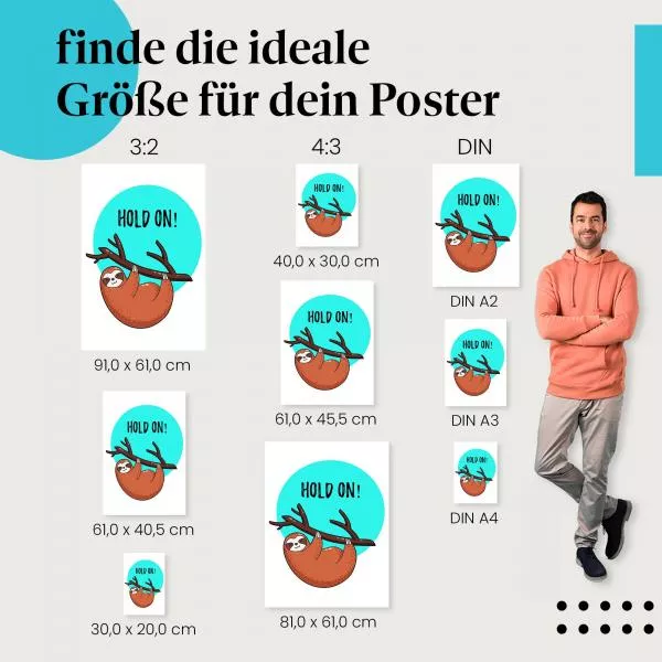 Faultier Motivation | Postereck 2812 Faultier Motivation | Postereck 2812