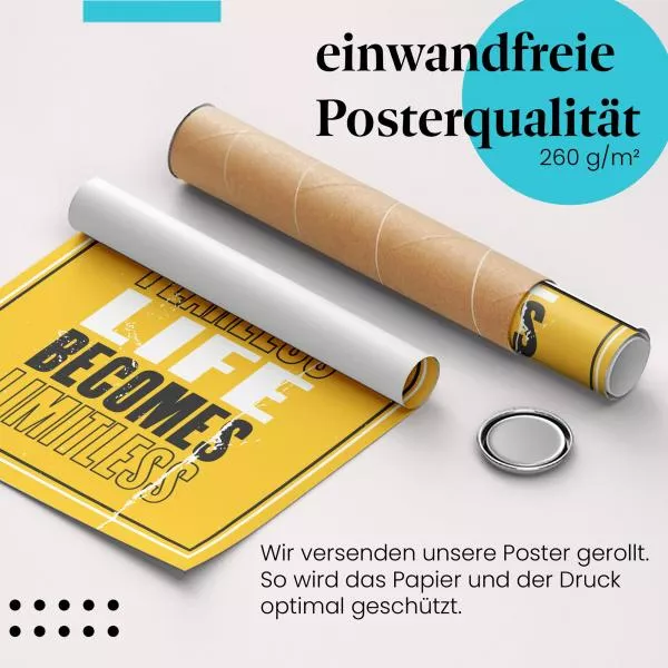 Furchtlos leben | Postereck 1710 Furchtlos leben | Postereck 1710