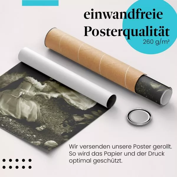 Magischer Moment: Fee im Garten | Postereck 0094 Magischer Moment: Fee im Garten | Postereck 0094