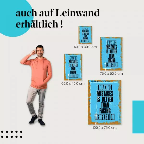 Fehler machen: Besser als… | Postereck 1652 Fehler machen: Besser als… | Postereck 1652