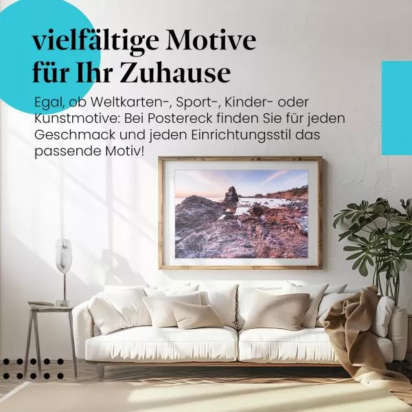 Sonnenaufgang am Strand | Postereck 3077 Sonnenaufgang am Strand | Postereck 3077
