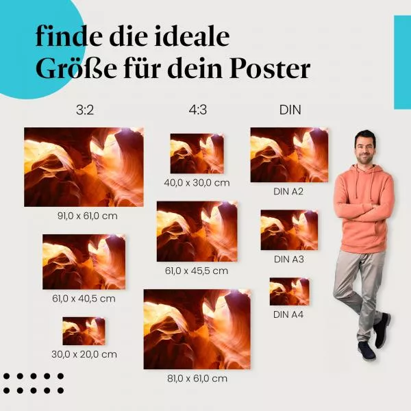 Rote Felsschlucht: Abstrakt | Postereck 1782 Rote Felsschlucht: Abstrakt | Postereck 1782