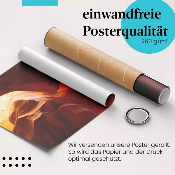 Rote Felsschlucht: Abstrakt | Postereck 1782 Rote Felsschlucht: Abstrakt | Postereck 1782