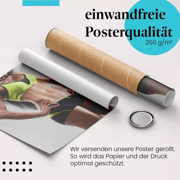 Trainierte Bauchmuskeln | Postereck 3435 Trainierte Bauchmuskeln | Postereck 3435