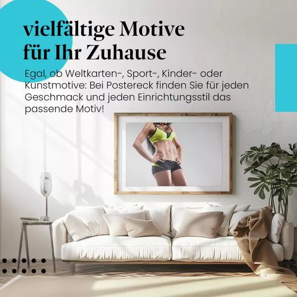 Trainierte Bauchmuskeln | Postereck 3435 Trainierte Bauchmuskeln | Postereck 3435