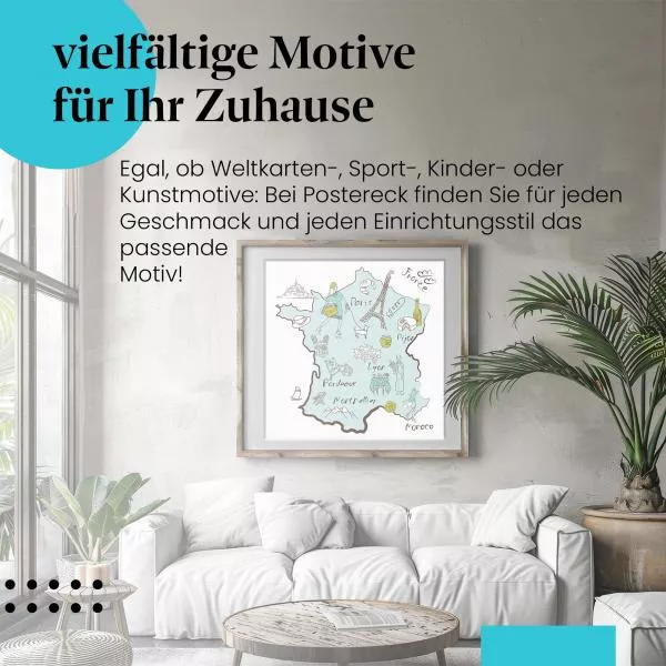 Frankreich Illustration | Postereck 2903 Frankreich Illustration | Postereck 2903