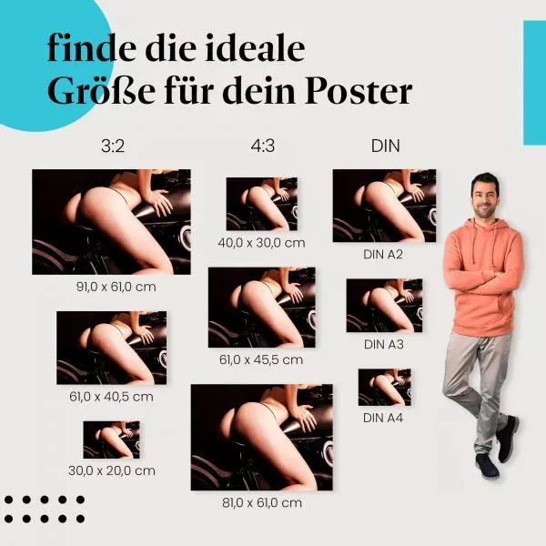 Motorrad-Liebe: Sinnliche Frau… | Postereck 1129 Motorrad-Liebe: Sinnliche Frau… | Postereck 1129