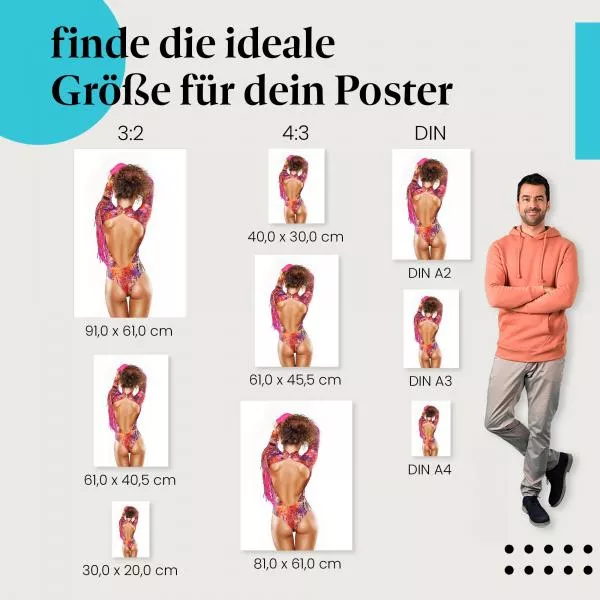 Frau: Bunter Badeanzug | Postereck 1941 Frau: Bunter Badeanzug | Postereck 1941