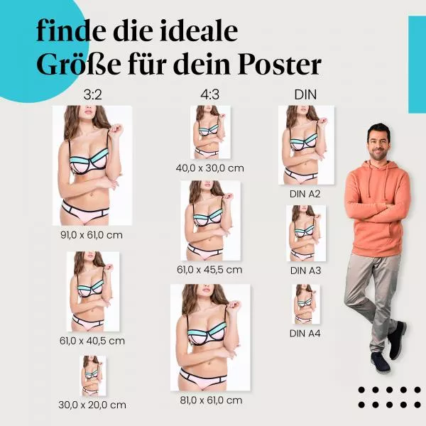 Trainierte Frau | Postereck 3593 Trainierte Frau | Postereck 3593