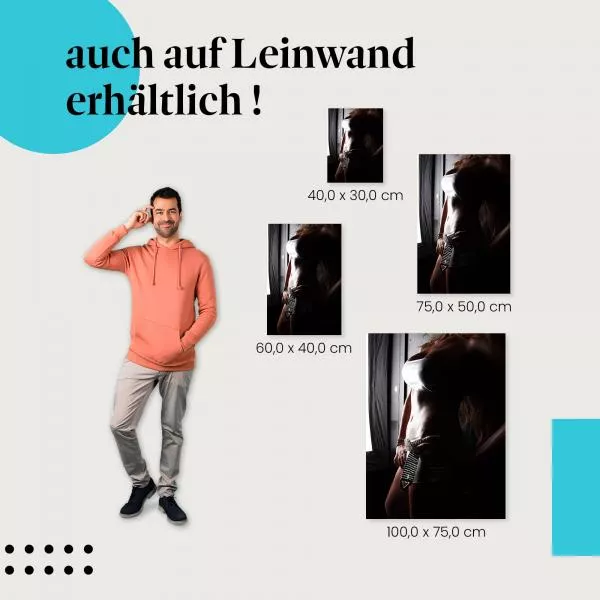 Weibliche Silhouette | Postereck 2064 Weibliche Silhouette | Postereck 2064