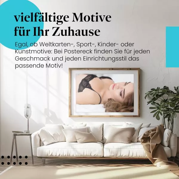 Entspannte Frau | Postereck 3724 Entspannte Frau | Postereck 3724