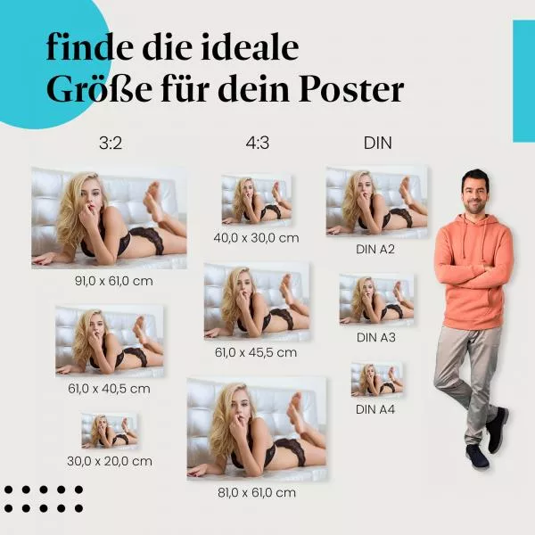 Entspannte Schönheit | Postereck 3717 Entspannte Schönheit | Postereck 3717