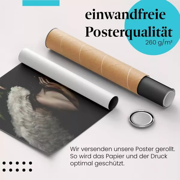 Gefallener Engel: Melancholische Frau | Postereck 0060 Gefallener Engel: Melancholische Frau | Postereck 0060