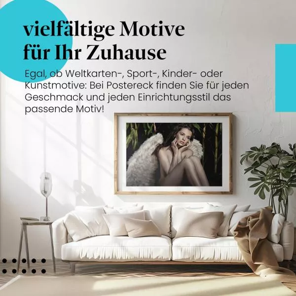 Gefallener Engel: Melancholische Frau | Postereck 0060 Gefallener Engel: Melancholische Frau | Postereck 0060