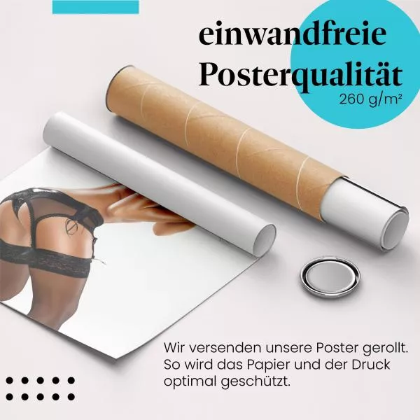 Frau in Schwarz: Sinnliche Schönheit | Postereck 1538 Frau in Schwarz: Sinnliche Schönheit | Postereck 1538