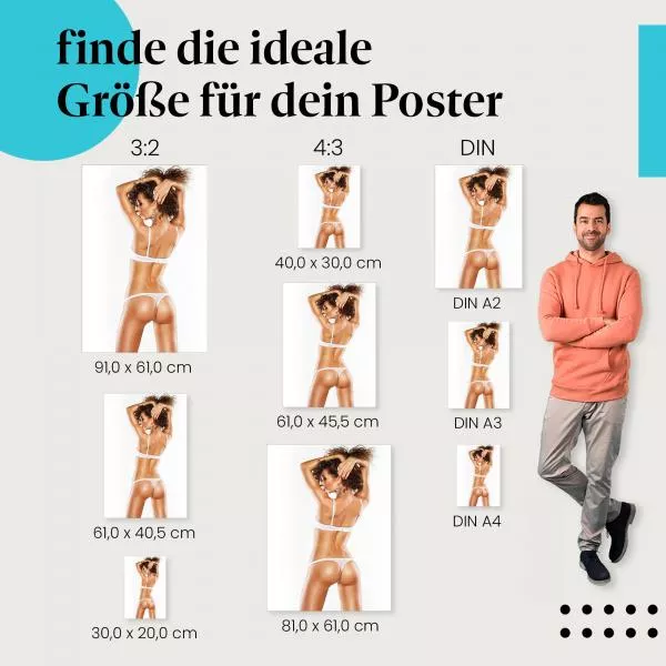 Selbstbewusste Schönheit | Postereck 2696 Selbstbewusste Schönheit | Postereck 2696