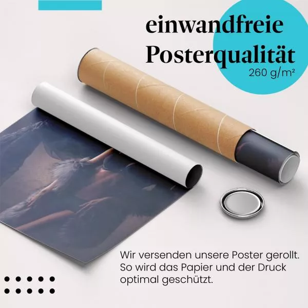 Frau im Nebel | Postereck 3242 Frau im Nebel | Postereck 3242