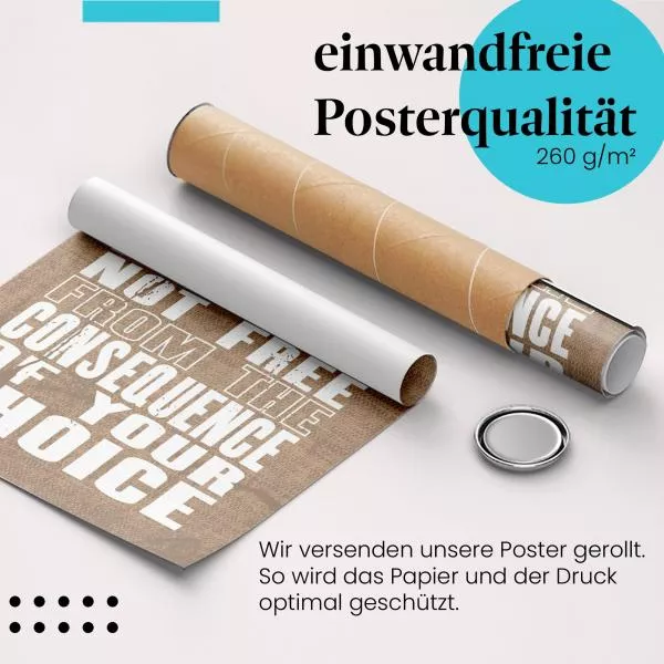 Freiheit & Konsequenzen | Postereck 1205 Freiheit & Konsequenzen | Postereck 1205