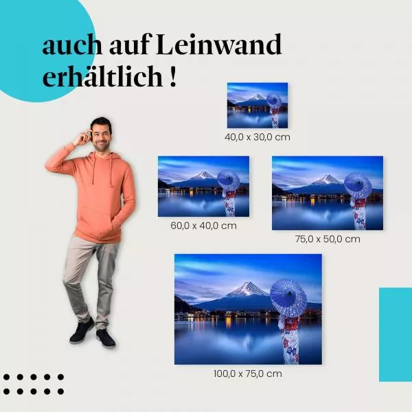 Frau am Fuji | Postereck 2516 Frau am Fuji | Postereck 2516
