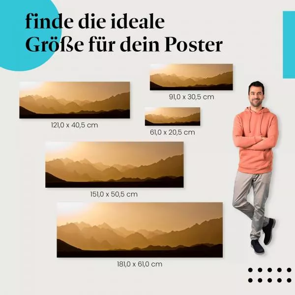 Ägyptische Berge: Sonnenuntergang & Wüste | Postereck 0179 Ägyptische Berge: Sonnenuntergang & Wüste | Postereck 0179