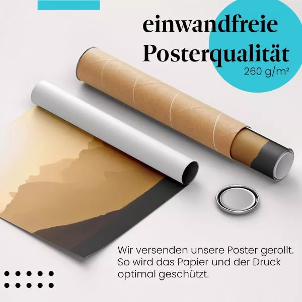 Ägyptische Berge: Sonnenuntergang & Wüste | Postereck 0179 Ägyptische Berge: Sonnenuntergang & Wüste | Postereck 0179