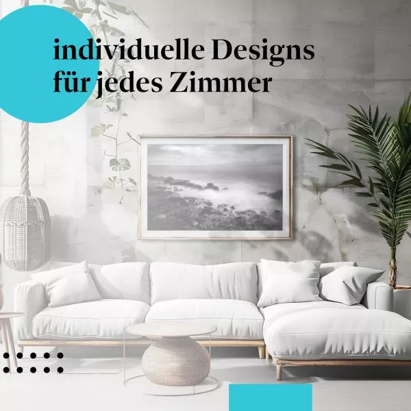 Brandung: Schwarz-Weiß | Postereck 1856 Brandung: Schwarz-Weiß | Postereck 1856