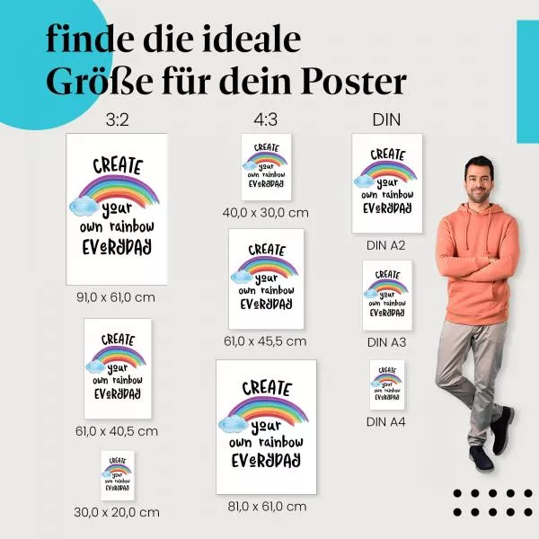 Gestalte deinen Tag bunt wie… | Postereck 1172 Gestalte deinen Tag bunt wie… | Postereck 1172