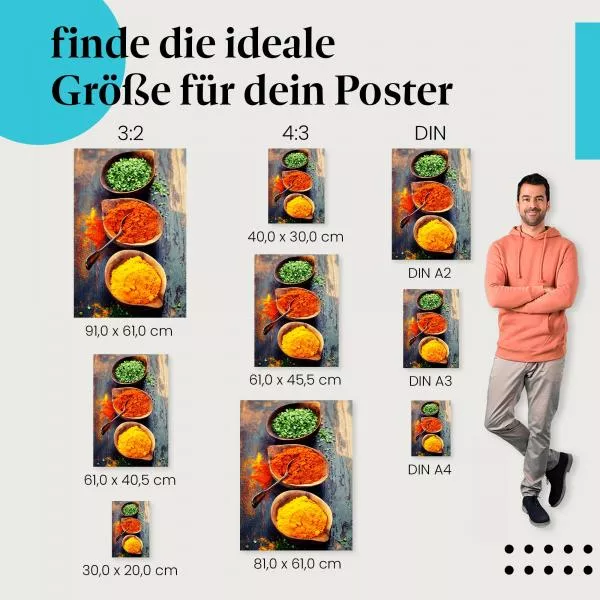 Bunte Gewürze & Kräuter: Würze & Geschmack | Postereck 0707 Bunte Gewürze & Kräuter: Würze & Geschmack | Postereck 0707