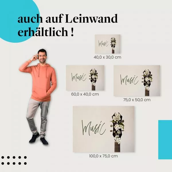 Gitarre & Blumen | Postereck 3295 Gitarre & Blumen | Postereck 3295