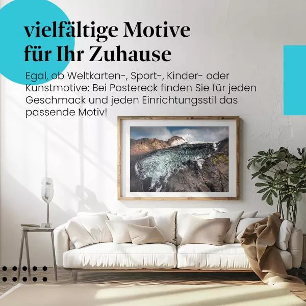 Majestätischer Gletscher | Postereck 4070 Majestätischer Gletscher | Postereck 4070