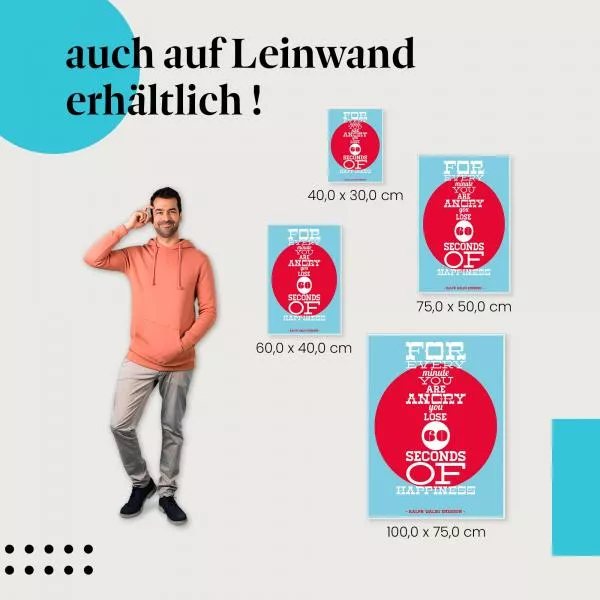 60 Sekunden Glück verlieren | Postereck 1583 60 Sekunden Glück verlieren | Postereck 1583