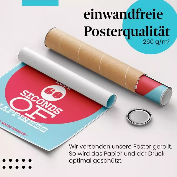60 Sekunden Glück verlieren | Postereck 1583 60 Sekunden Glück verlieren | Postereck 1583