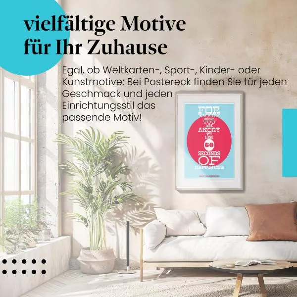 60 Sekunden Glück verlieren | Postereck 1583 60 Sekunden Glück verlieren | Postereck 1583
