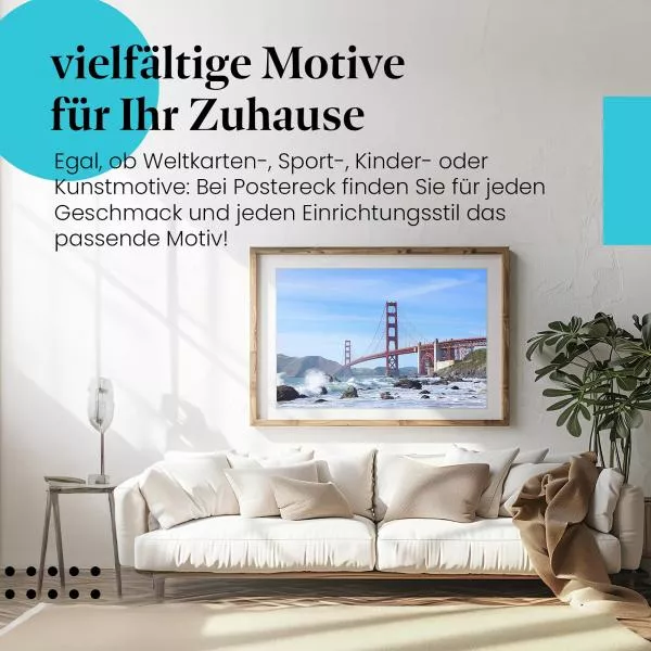 Golden Gate Freiheit | Postereck 0929 Golden Gate Freiheit | Postereck 0929