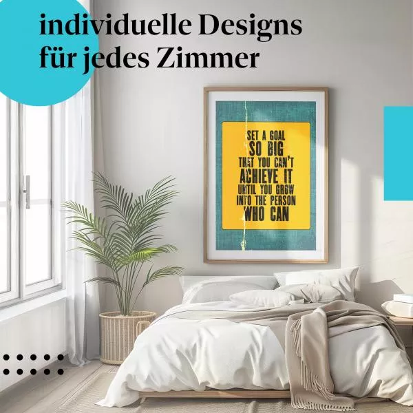 Große Ziele setzen | Postereck 1670 Große Ziele setzen | Postereck 1670