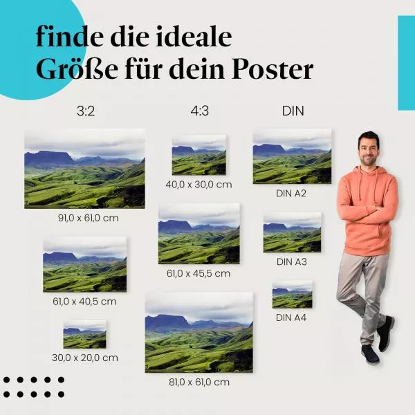 Island: Vulkanlandschaft | Postereck 1377 Island: Vulkanlandschaft | Postereck 1377