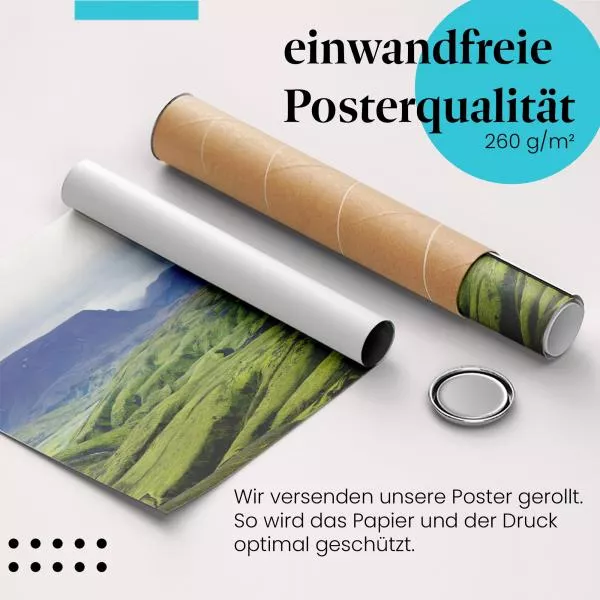 Island: Vulkanlandschaft | Postereck 1377 Island: Vulkanlandschaft | Postereck 1377