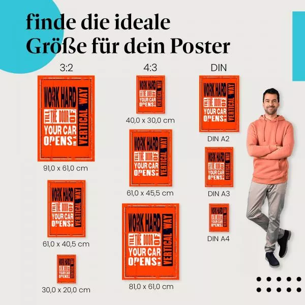 Motivation: Harte Arbeit & Erfolg | Postereck 0894 Motivation: Harte Arbeit & Erfolg | Postereck 0894