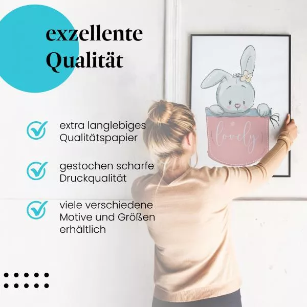 Hase in Tasche | Postereck 3610 Hase in Tasche | Postereck 3610