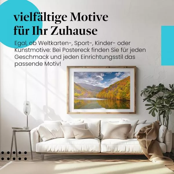 Herbst: Spiegelung am See | Postereck 1793 Herbst: Spiegelung am See | Postereck 1793