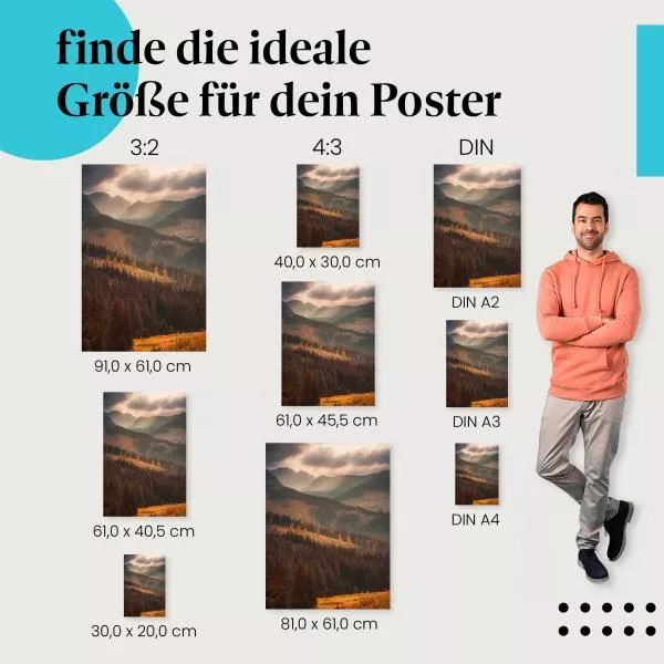 Herbstliche Berge | Postereck 3399 Herbstliche Berge | Postereck 3399
