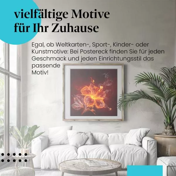 Hibiskus in Flammen: Leidenschaft & Schönheit | Postereck 0026 Hibiskus in Flammen: Leidenschaft & Schönheit | Postereck 0026