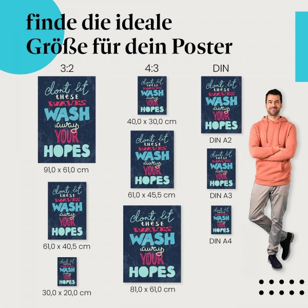 "Lass nicht zu, dass...": Motivationsposter - Hoffnung & Stärke